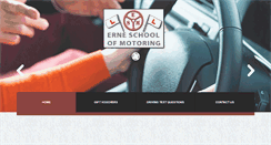 Desktop Screenshot of erneschoolofmotoring.com